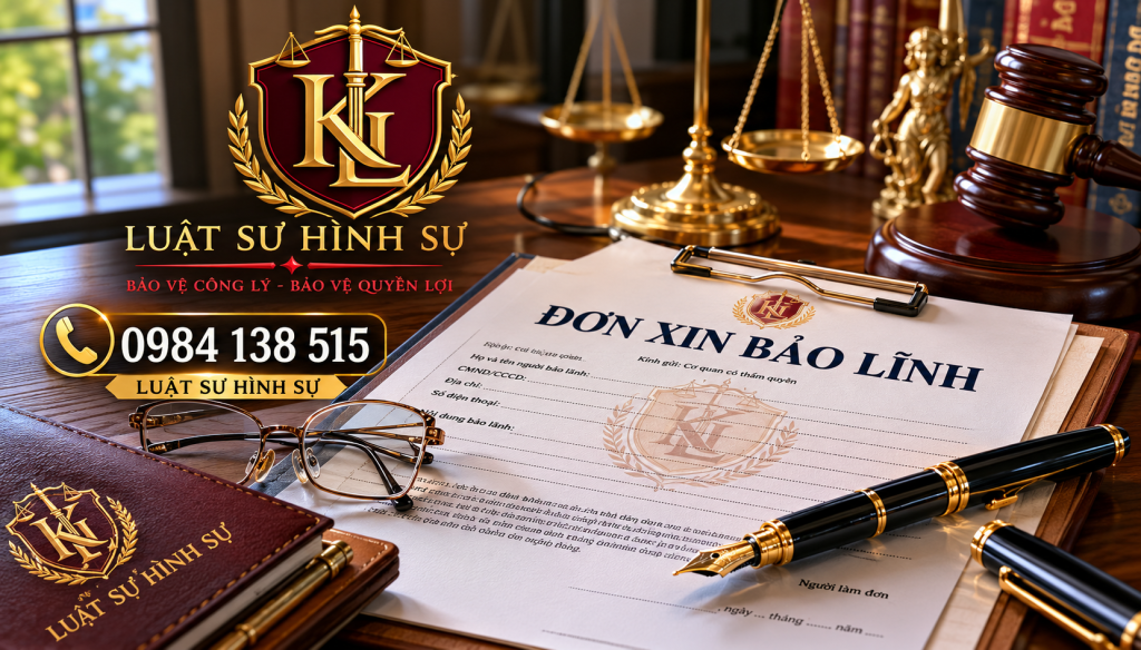 Mẫu đơn xin bảo lãnh tại ngoại