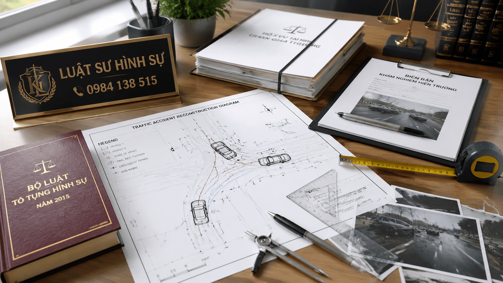 Sơ đồ hiện trường tai nạn giao thông
