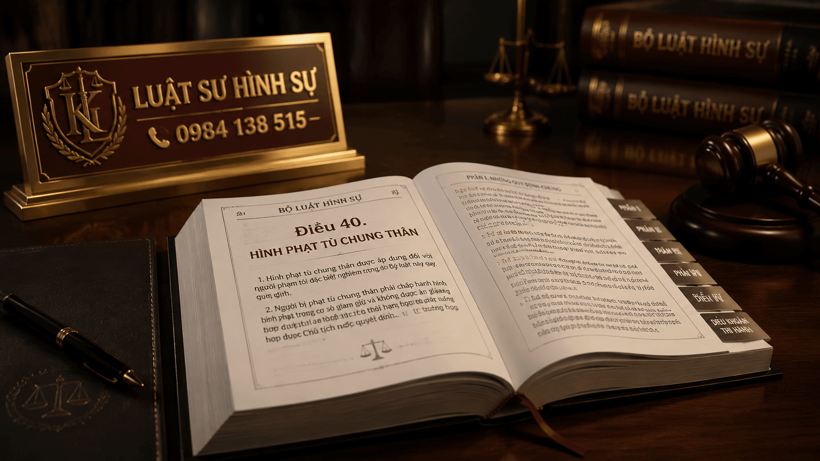 Tù chung thân là bao nhiêu năm theo quy định pháp luật?