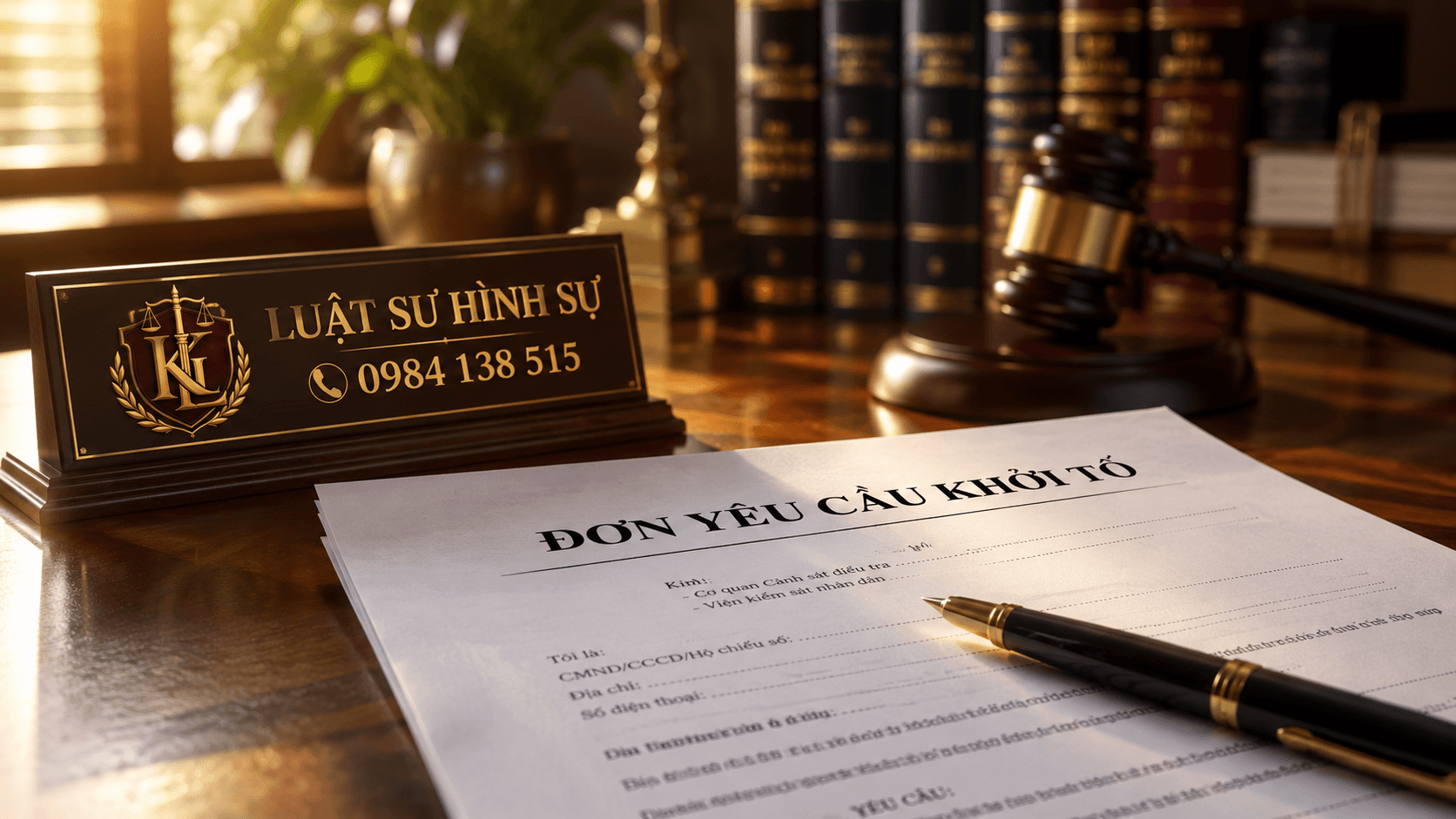 Đơn yêu cầu khởi tố vụ án hình sự