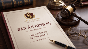 Bản án hình sự sơ thẩm